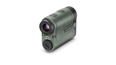 Hawke Laser Range Finder Vantage 400 for hunting and outdoor use, featuring compact design and advanced distance measuring technology.