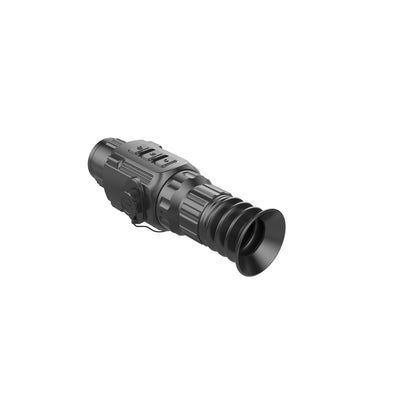 Highland IRay Infiray thermal rifle scope SCP19 in black, showcasing its compact design and adjustable features.
