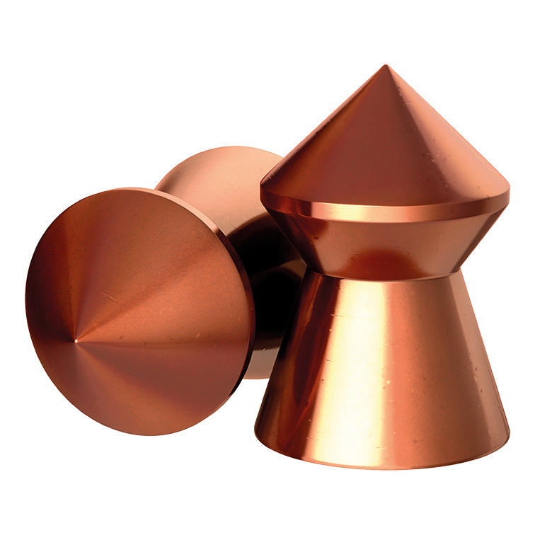 Highland Sig Sauer copper-coated Dagger pellets .177 caliber for air rifles, shown in a close-up image.