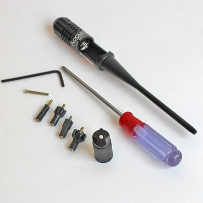 RED LASER BORE SIGHTER .22 .50 TARGET