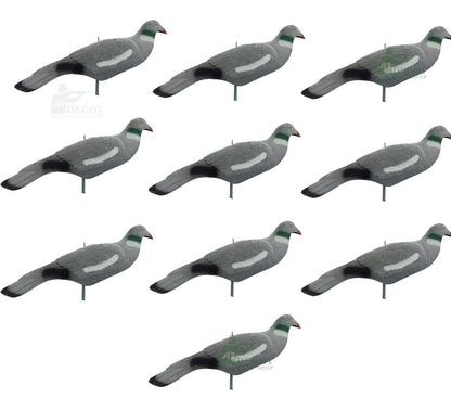 Extra Large Magnum Flocked Pigeon Decoy Shell