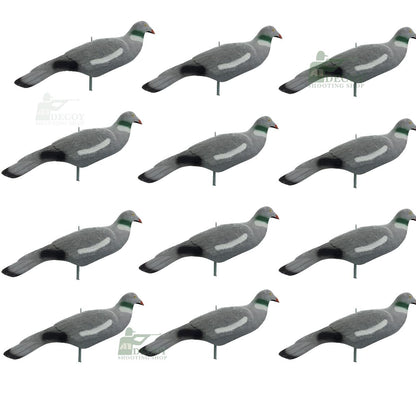 Extra Large Magnum Flocked Pigeon Decoy Shell