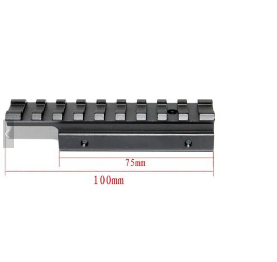11MM DOVE TAIL TO 20MM PICATINNY RAIL CONVERTER