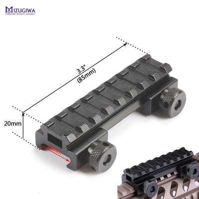 RISER BASE PICATINNY WAEVER RAIL 20MM