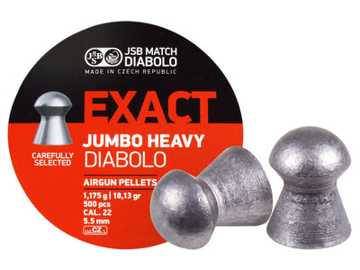 JSB JUMBO EXACT HEAVY  .22 PELLETS