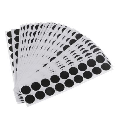 Black Sticker Airgun Targets 10 Pack