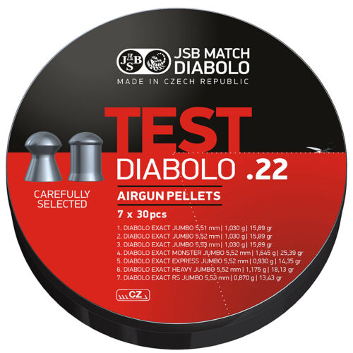 JSB Jumbo Exact Test .22 Pellets