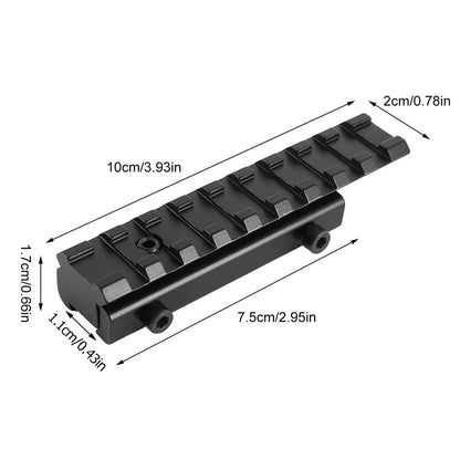 TACTICAL DOVETAIL SCOPE EXTEND MOUNT 11MMTO 20MM PICATINNY RAIL WEAVER ADAPTER