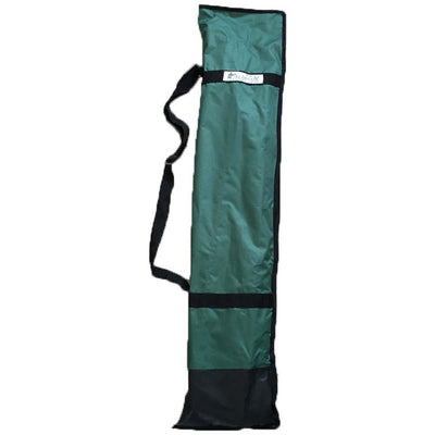 4 Dual Spike Hide Poles with Camo or Green Canvas Bag
