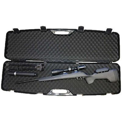 SINGLE RIFLE EGG FOAMED LINED HARD CASE