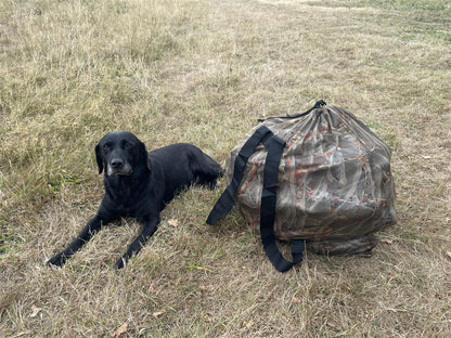 CAMO MESH NET BAG FOR DECOYS WITH SHOULDER STRAPS