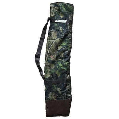 4 Dual Spike Hide Poles with Camo or Green Canvas Bag