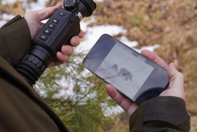 HIKMICRO Thunder 2.0 Pro TQ50 2.6x 50mm 20mK 640x512px 12µm Smart Thermal Weapon Scope with Rail