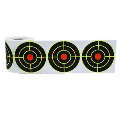 SHOOTING TARGET STICKERS ROLL 200 SELF ADHESIVE TARGETS