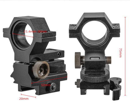 LOW PROFILE QUICK RELEASE ADJUSTABLE WINDAGE ELEVATION MOUNT