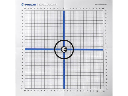 PULSAR THERMAL ZEROING TARGET WITH HEAT PAD