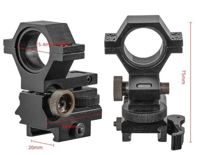 30MM/25MM RING ADJUSTABLE WINDAGE ELEVATION RIFLE SCOPE QD MOUNT