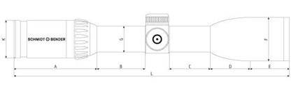 SCHMIDT & BENDER ZENITH LMC 1.5-6x42 FLASHDOT - EX DEMO