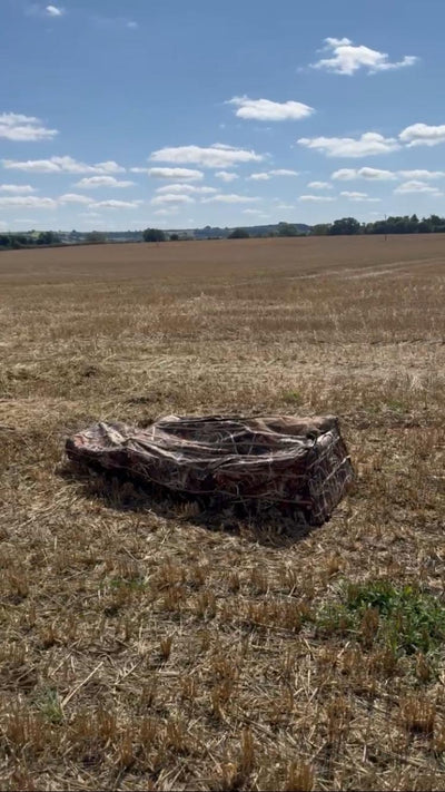 Pop Up Wildfowl Stubble Camo Lay Down Ground Blind