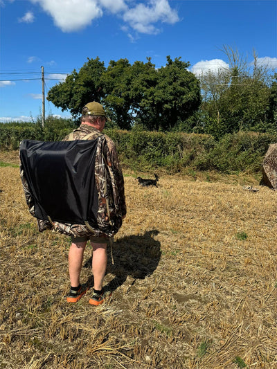 Pop Up Wildfowl Stubble Camo Lay Down Ground Blind