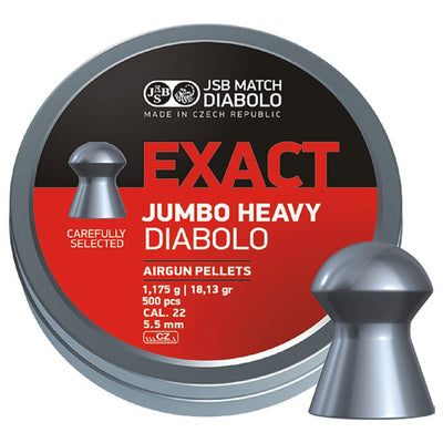 JSB JUMBO EXACT HEAVY  .22 PELLETS