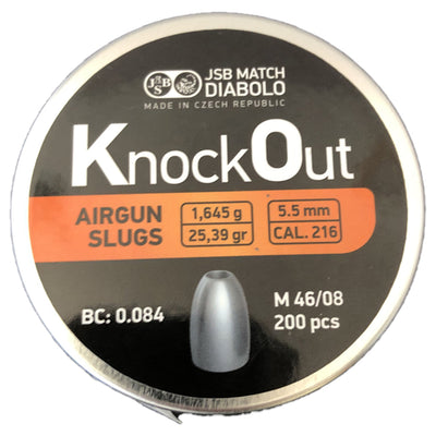 JSB KNOCKOUT AIRGUN SLUGS
