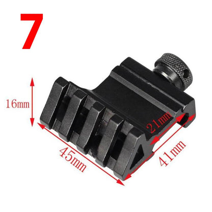 45 DEGREE OFFSET MOUNT WITH THUMB SCREW