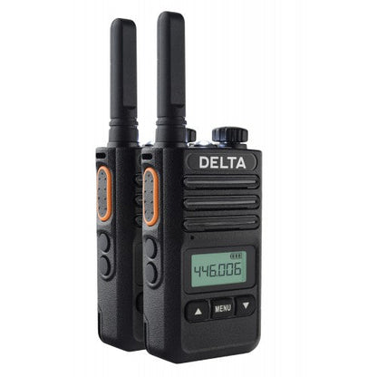 Pama Delta PMR Radio - Twin Pack With Desktop Chargers