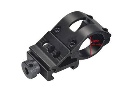 OFFSET SIDE TORCH 45 DEGREE MOUNT WITH THUMB SCREW 30MM