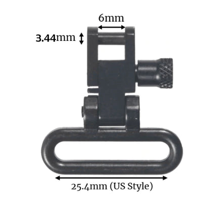 1 INCH TACTICAL RIFLE SLING SWIVELS MOUNT ATTACHMENT