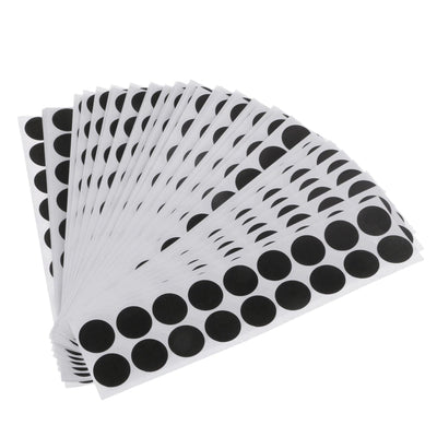 BLACK STICKER AIRGUN TARGETS 10 PACK