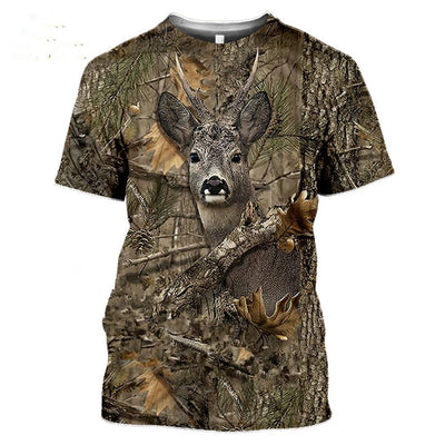 CAMOUFLAGE DEER PRINTED SHIRT