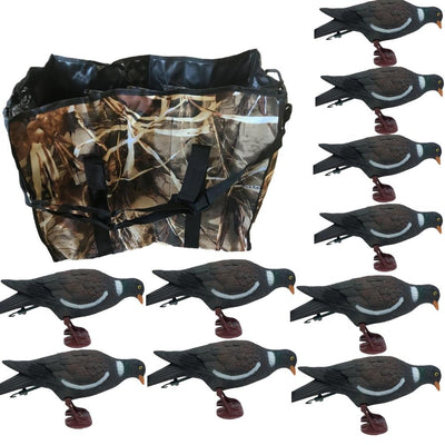 DECOY CARRY BAG WITH PLASTIC PIGEONS