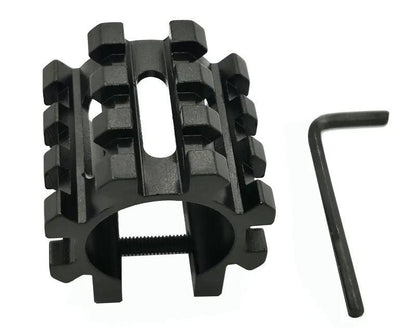 PICATINNY WEAVER RAIL FLASHLIGHT/LASER BASE UNIVERSAL MOUNT 25.4MM/20MM