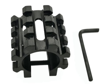 PICATINNY WEAVER RAIL FLASHLIGHT/LASER BASE UNIVERSAL MOUNT 25.4MM/20MM