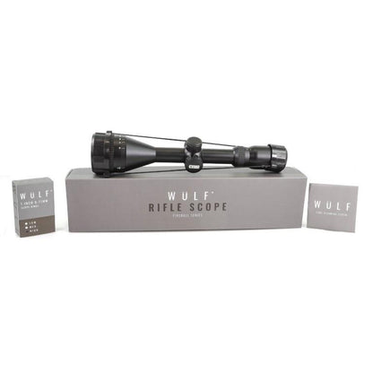 WULF Fireball Rifle Scope 3-9x50 AO SFP w/ 9-11mm Rings