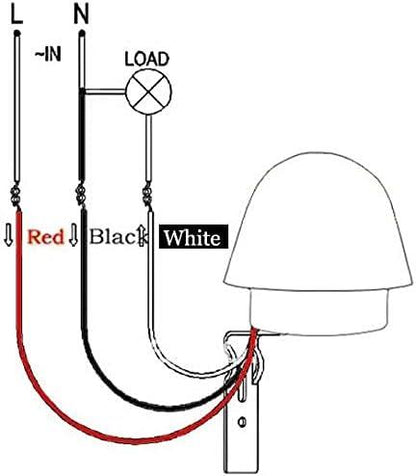 Photocell Sensor Switch 12V DC Outdoor Light Control Sensor