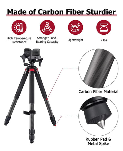 Trakiom Carbon Fibre Shooting Tripod