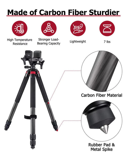 Trakiom Carbon Fibre Shooting Tripod