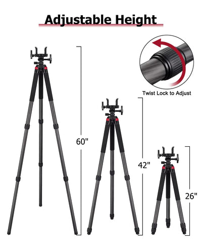 Trakiom Carbon Fibre Shooting Tripod