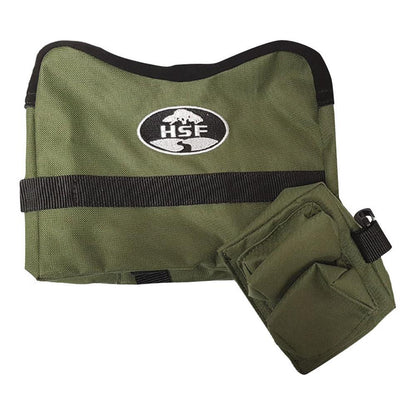 HSF Shooting Bag Unfilled Green Front & Rear