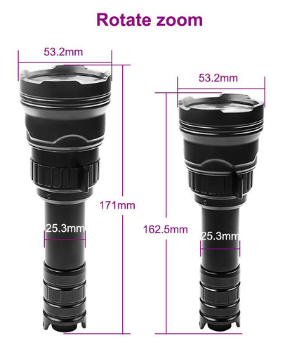 3 in 1 Gun Light Torch White Red Infrared