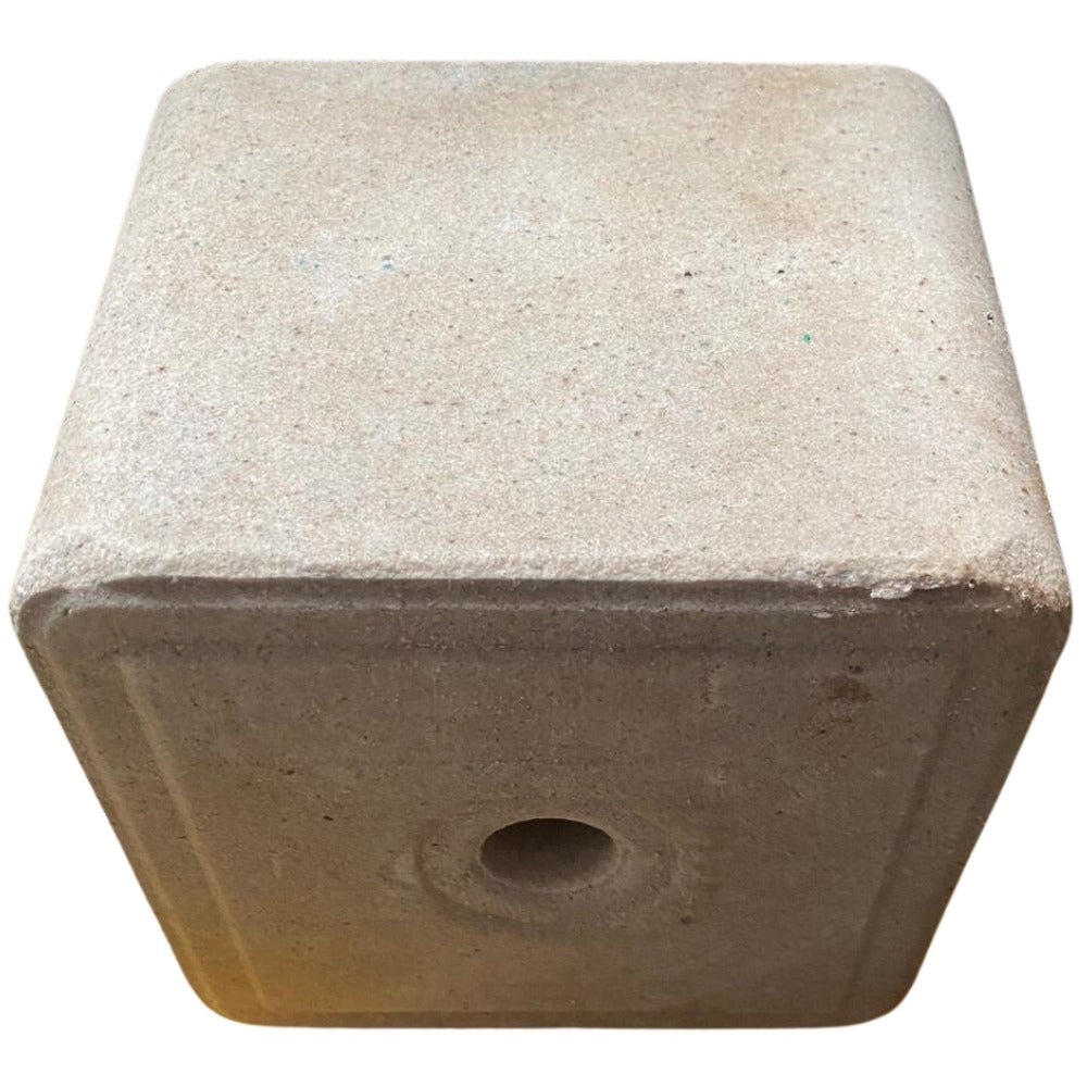 White salt lick cube from KNZ, 10kg block designed for livestock mineral supplementation.