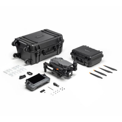 DJI M30T UK drone battery combo with basic CP, featuring MIDWHICH branding and included accessories in a compact package.