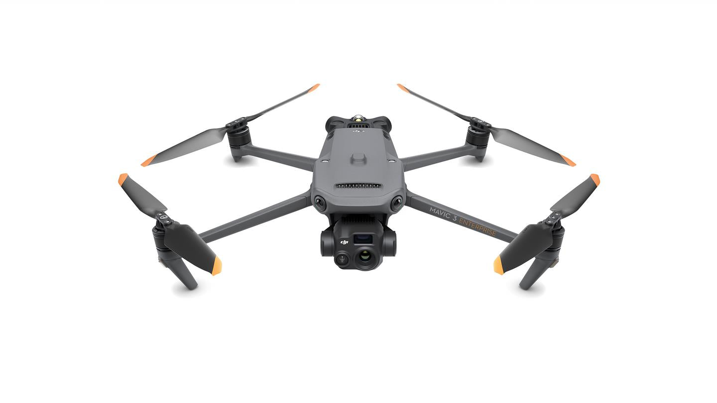 MIDWHICH DJI Mavic 3T Thermal Drone with camera and GPS, shown flying outdoors in a clear sky.
