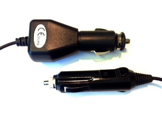 12V car battery charger by Monica with auto switch-off feature, shown connected to a vehicle battery in the image.