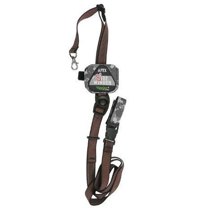 NAPIER Apex Sidewinder universal rifle sling adapter shown on a rifle, metal mount with sling attachment point.