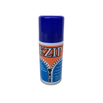 NAPIER Spray Zip Lubrication spray bottle for lubricating zippers and moving parts, with a clear nozzle and label.