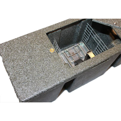 Quill legal stoat and vermin trap box for effective pest control, designed to safely trap stoats and vermin.