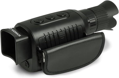 Range Konus Spy 14 night vision monocular with compact design, featuring adjustable focus and high-sensitivity infrared for enhanced visibility.
